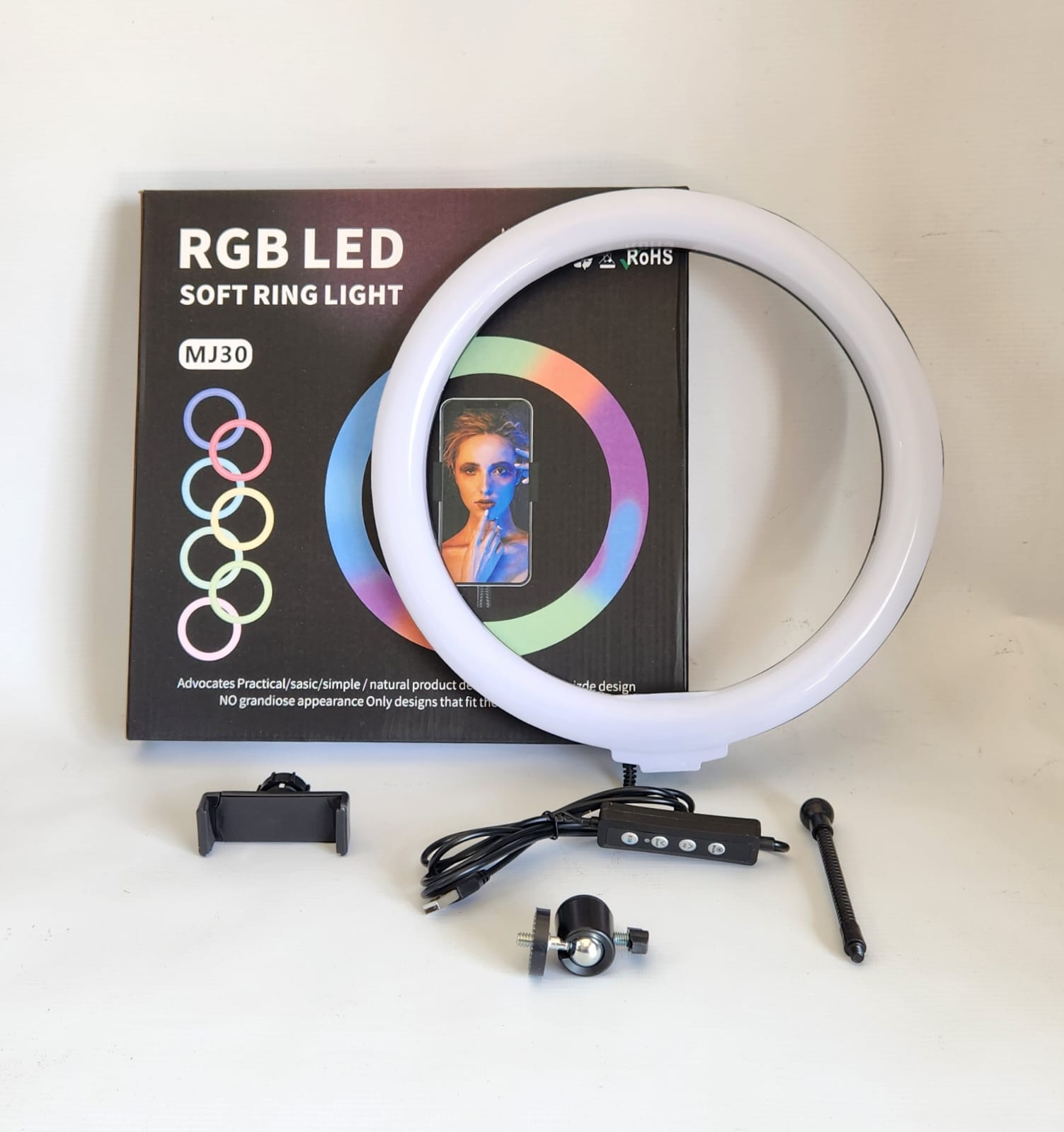 Aro led colores 30cm