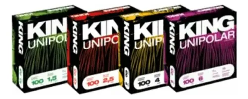 Unipolar king 6mm Rojo
