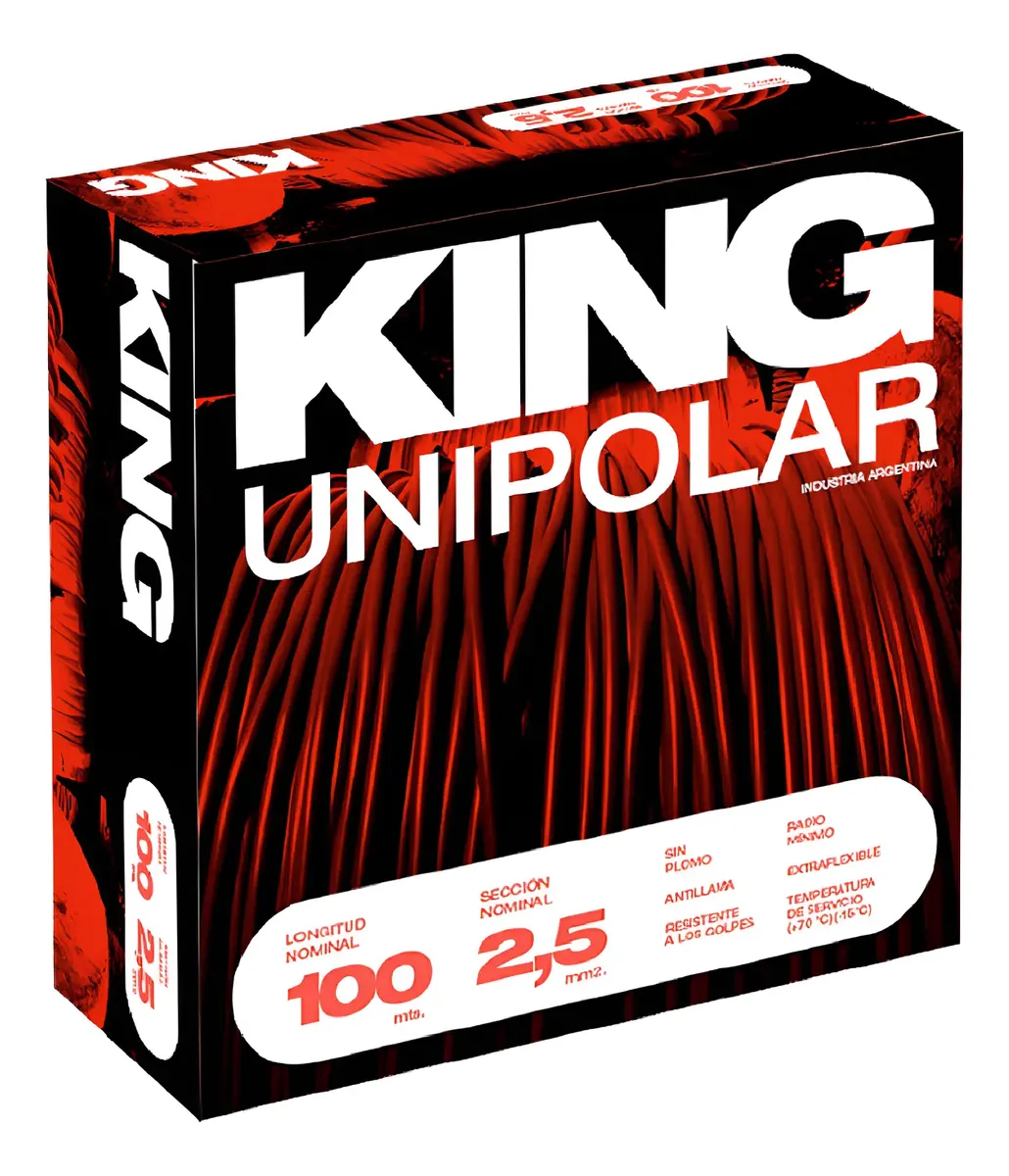 Unipolar King 2,5mm Negro