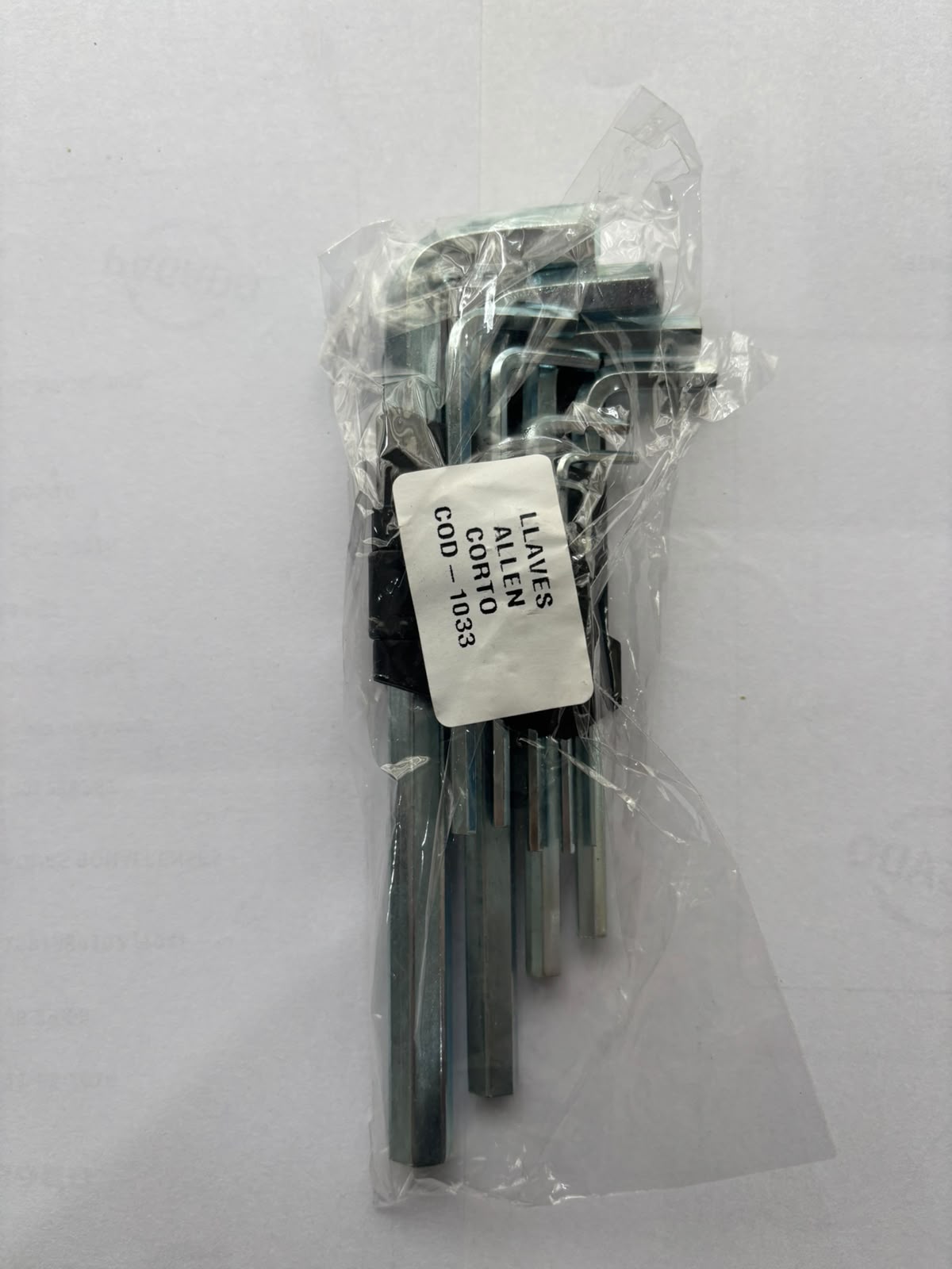Set llaves allen largas x 9
