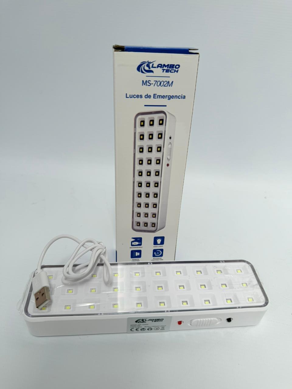 Luz emergencia 60 leds Lambotech