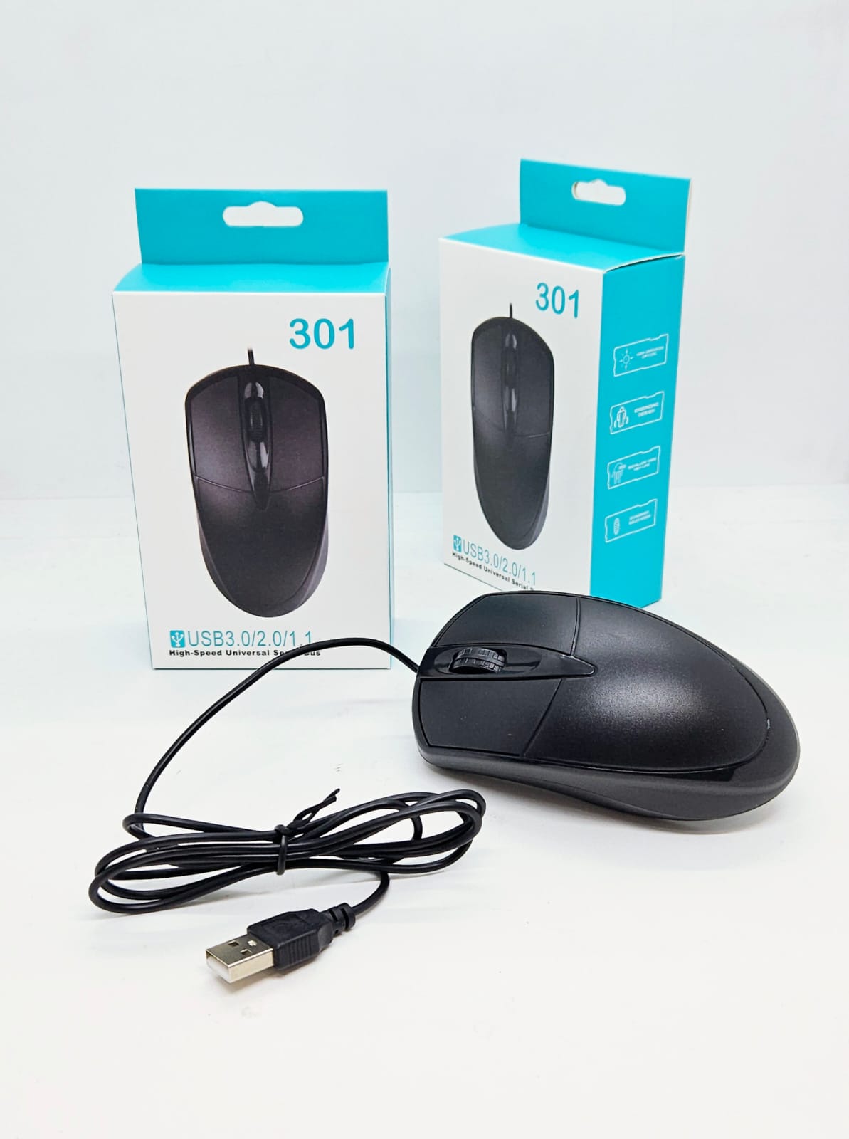 Mouse con Cable USB grande