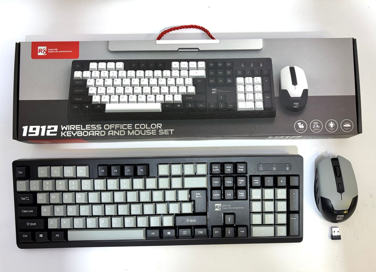 Teclado + mouse inalambricos